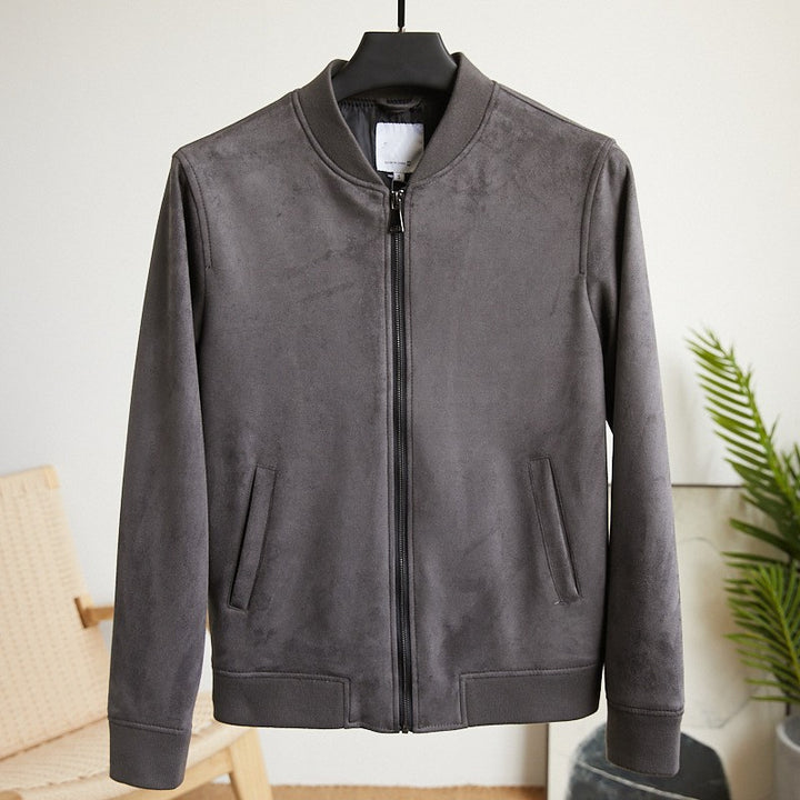Herren elegante und bequeme Wildlederjacke Drune