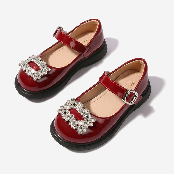 Damen Ballerinas mit modischem Strassbesatz Drune