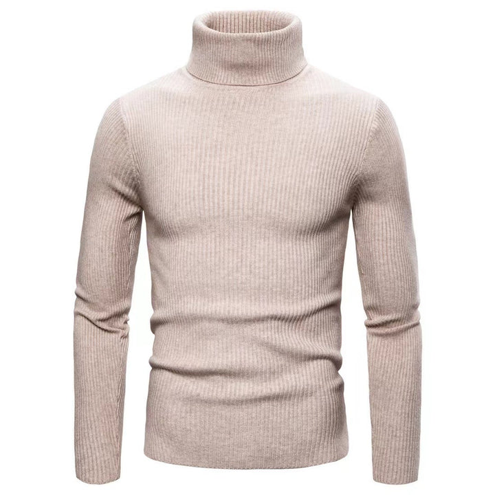 Herren Hochwertiger Rollkragenpullover aus feiner Rippstruktur Drune