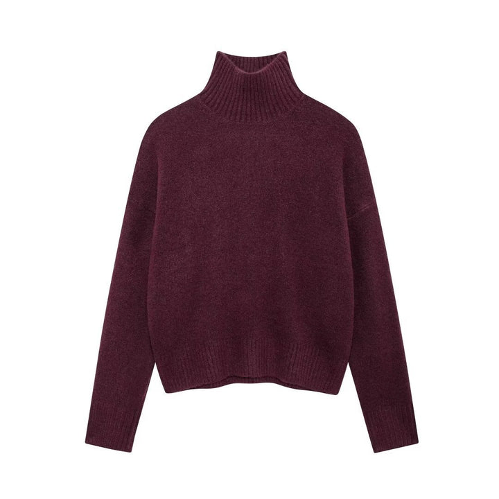 Femme Chunky Knit Rollkragenpullover Drune