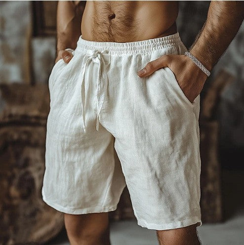 Drune | Herren-Schnürshorts aus Baumwolle