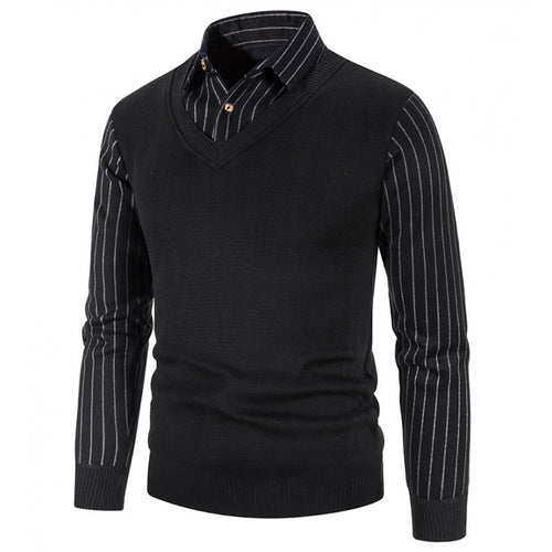 Herren eleganter V-Ausschnitt Pullover Drune