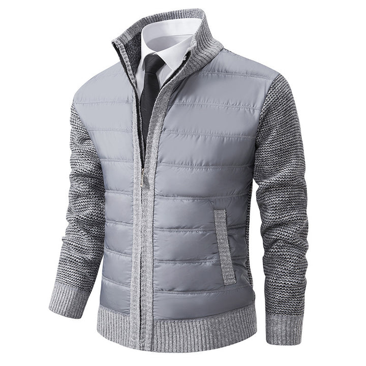 Herren sportive Kapuzenjacke mit strukturiertem Material und eleganten Details Drune