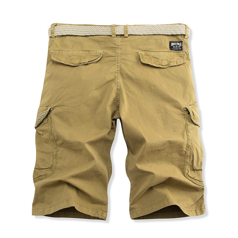 Herren vielseitige Cargo-Shorts mit verstellbarem Gürtel Drune