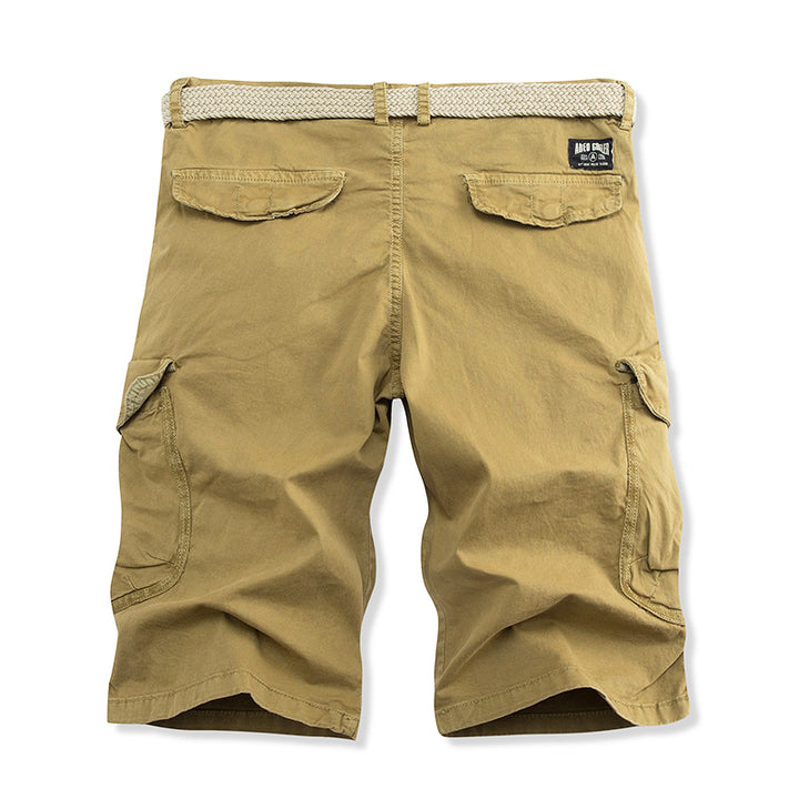 Herren vielseitige Cargo-Shorts mit verstellbarem Gürtel Drune