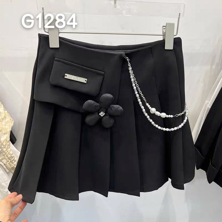 Damen Elegante Corsage-Bluse mit transparenten Ärmeln Drune