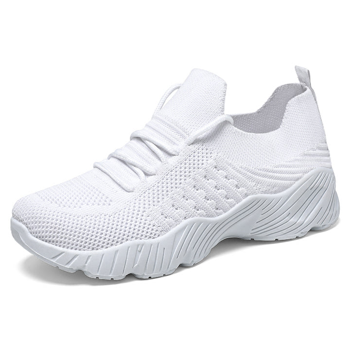 Damen nan gestrickter Slip-On Sneaker mit sockenähnlichem Schaft und dämpfender Profillaufsohle Drune