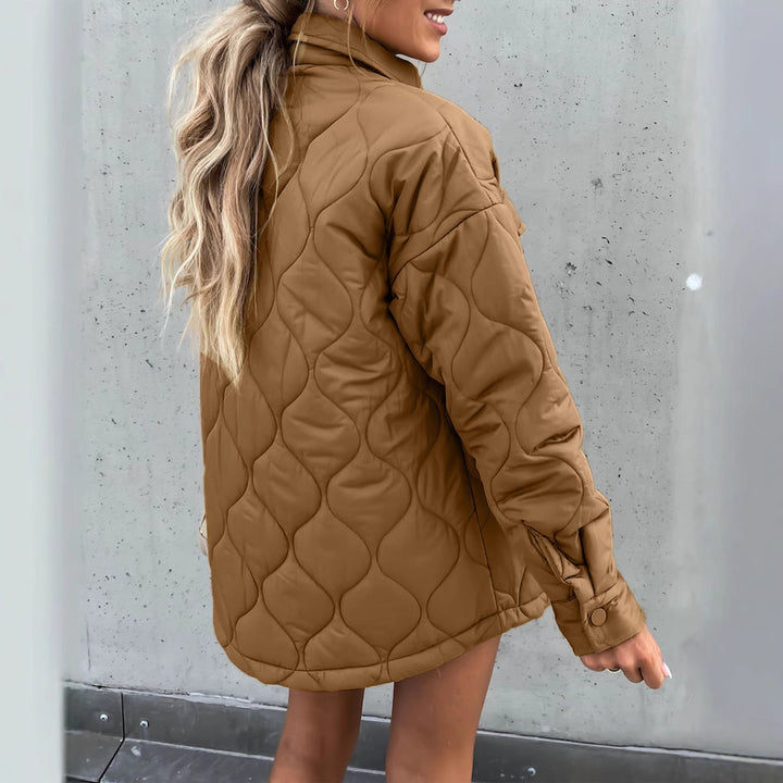 Damen Steppjacke im lässigen Oversized-Stil Drune