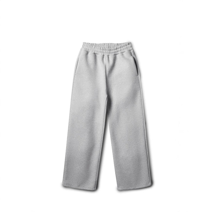 Unisex nan gerade geschnittene Jogginghose mit hohem Elastikbund und seitlichen Eingrifftaschen Drune