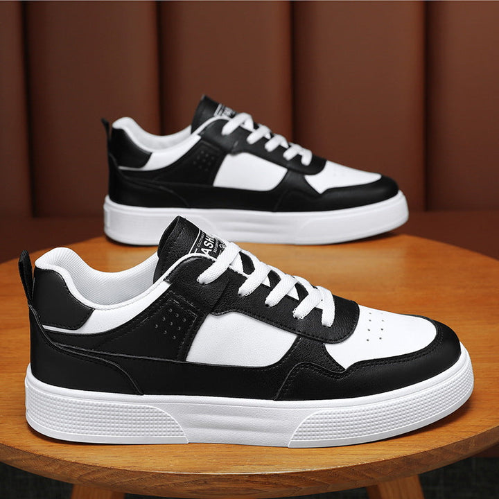 Damen Hochwertige Leder Sneakers Drune