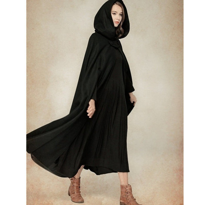 Damen Kapuzenumhang mit elegantem Schnitt Drune