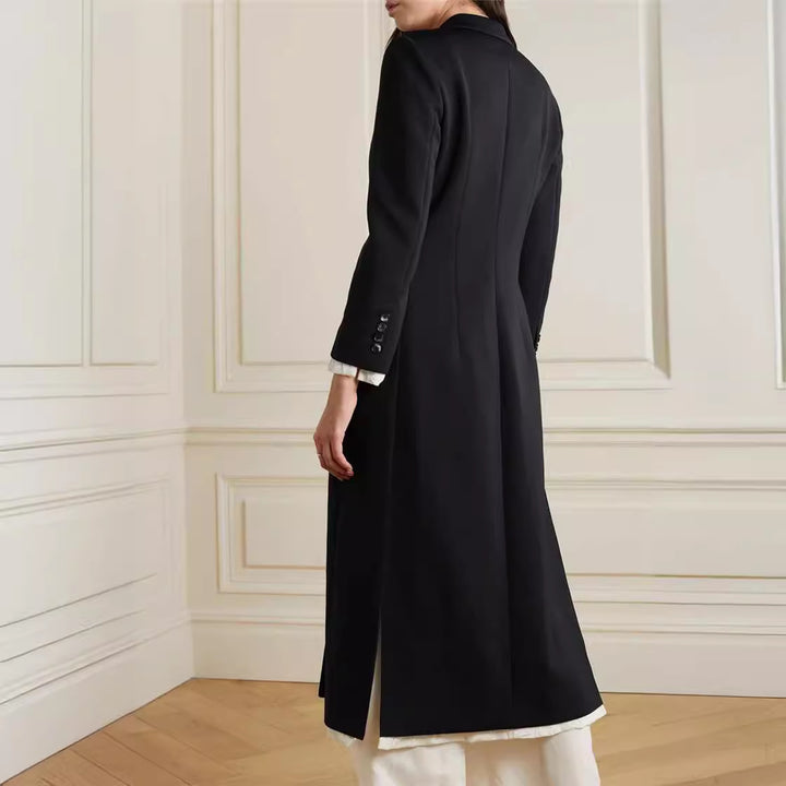 Damen eleganter Dufflecoat mit schickem Revers Drune