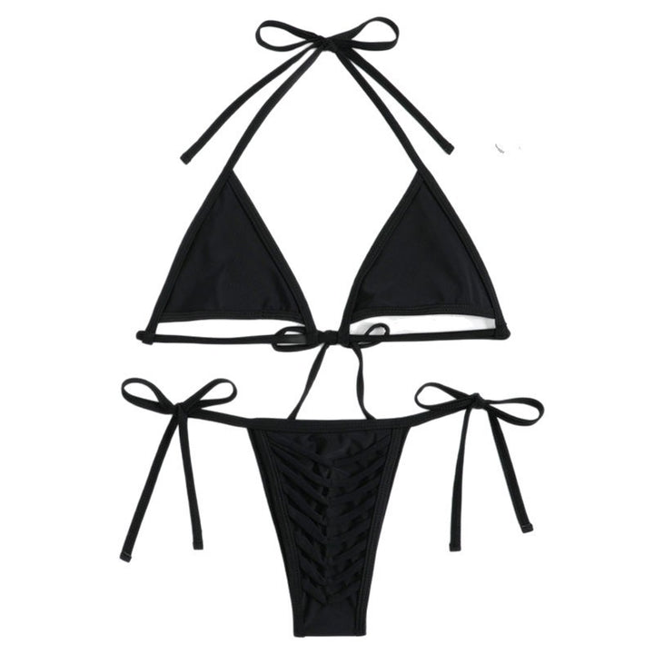Damen Triangel-Bikini mit raffinierten Schnürdetails Drune