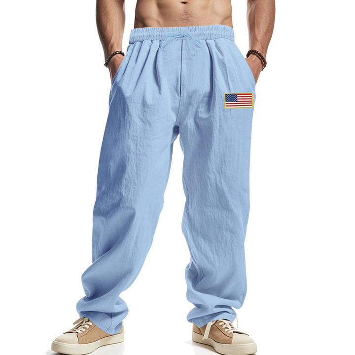 Herren lässige Cargo-Hose mit verstellbarem Bund und praktischen Seitentaschen Drune
