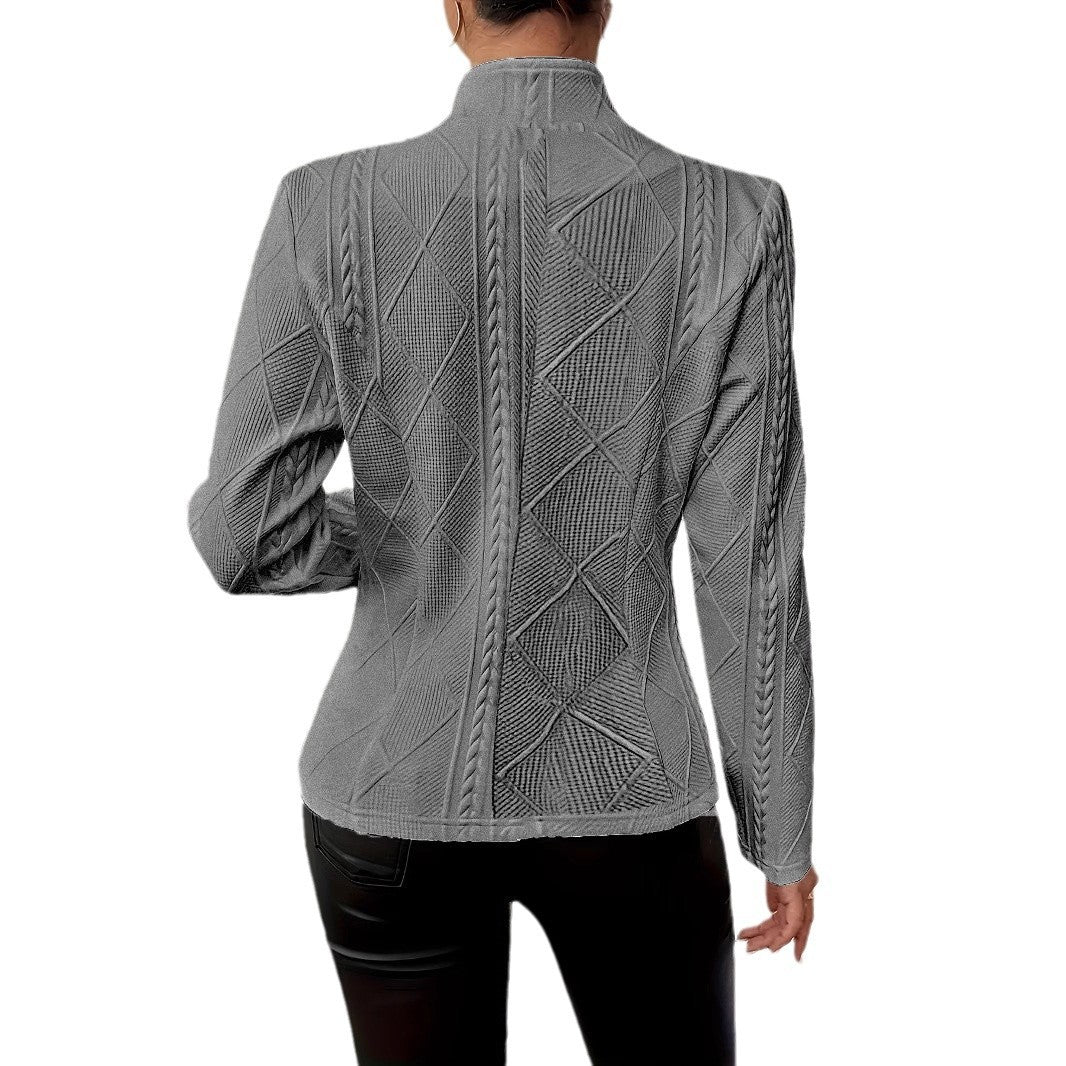 Damen trendiger Blazer mit strukturiertem Design Drune