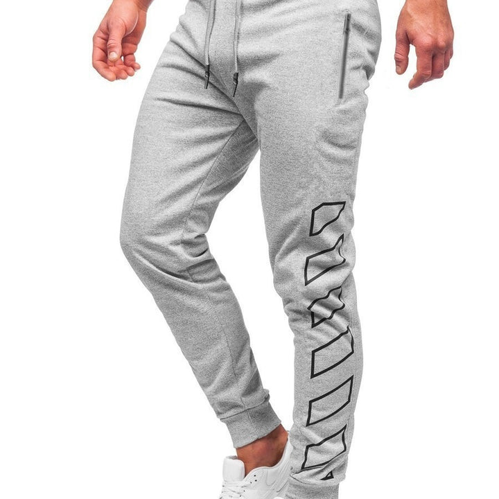 Herren Sportliche Jogginghose mit modernem Design und Seitentaschen Drune