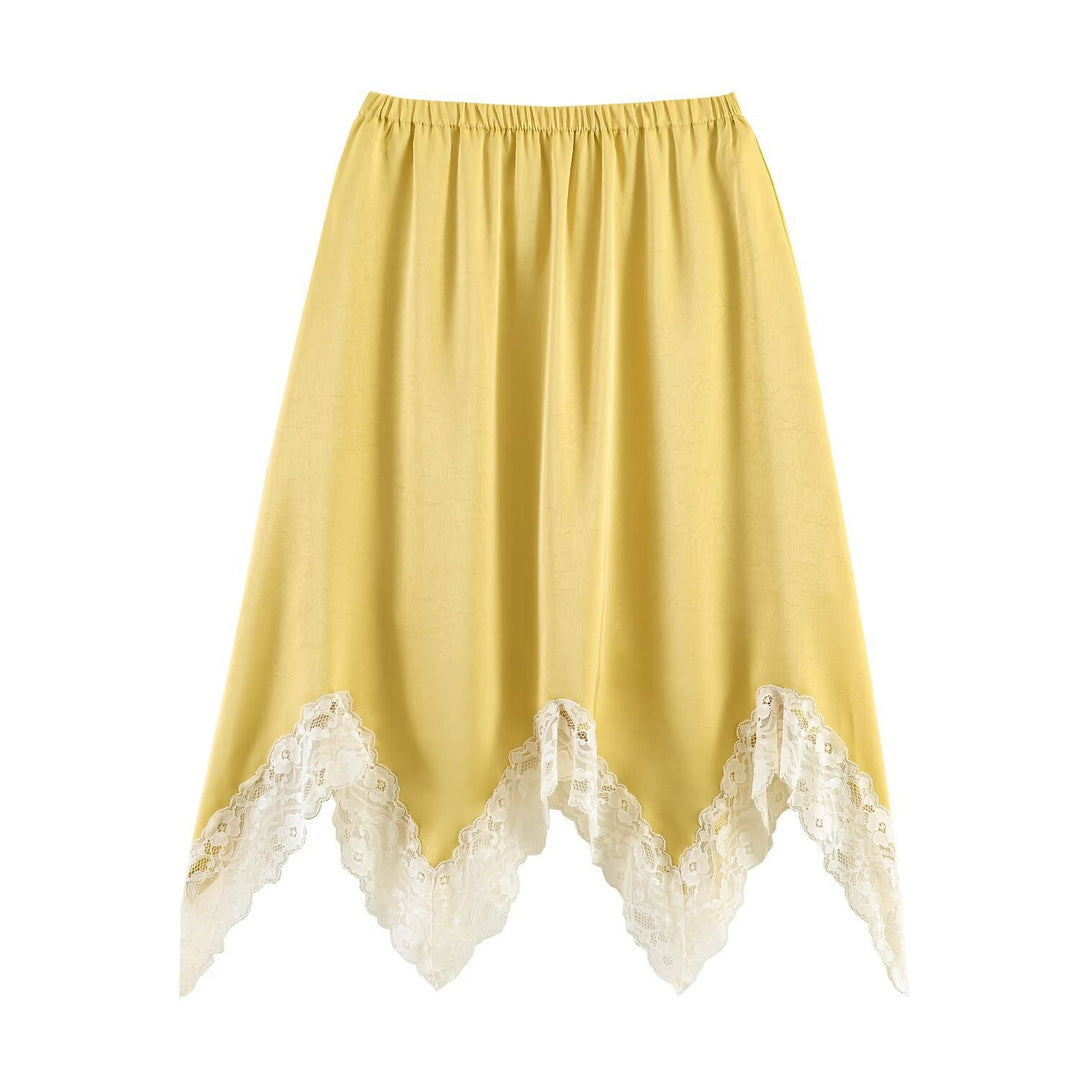 Damenrock mit eleganter Spitzenverzierung Drune