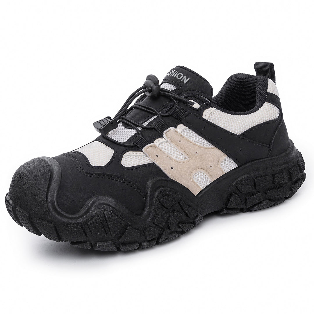 Unisex nan robuster Outdoor-Chunky-Sneaker mit verstärkter Zehenkappe, Schnellzug-Schnürung und griffiger Profilsohle Drune