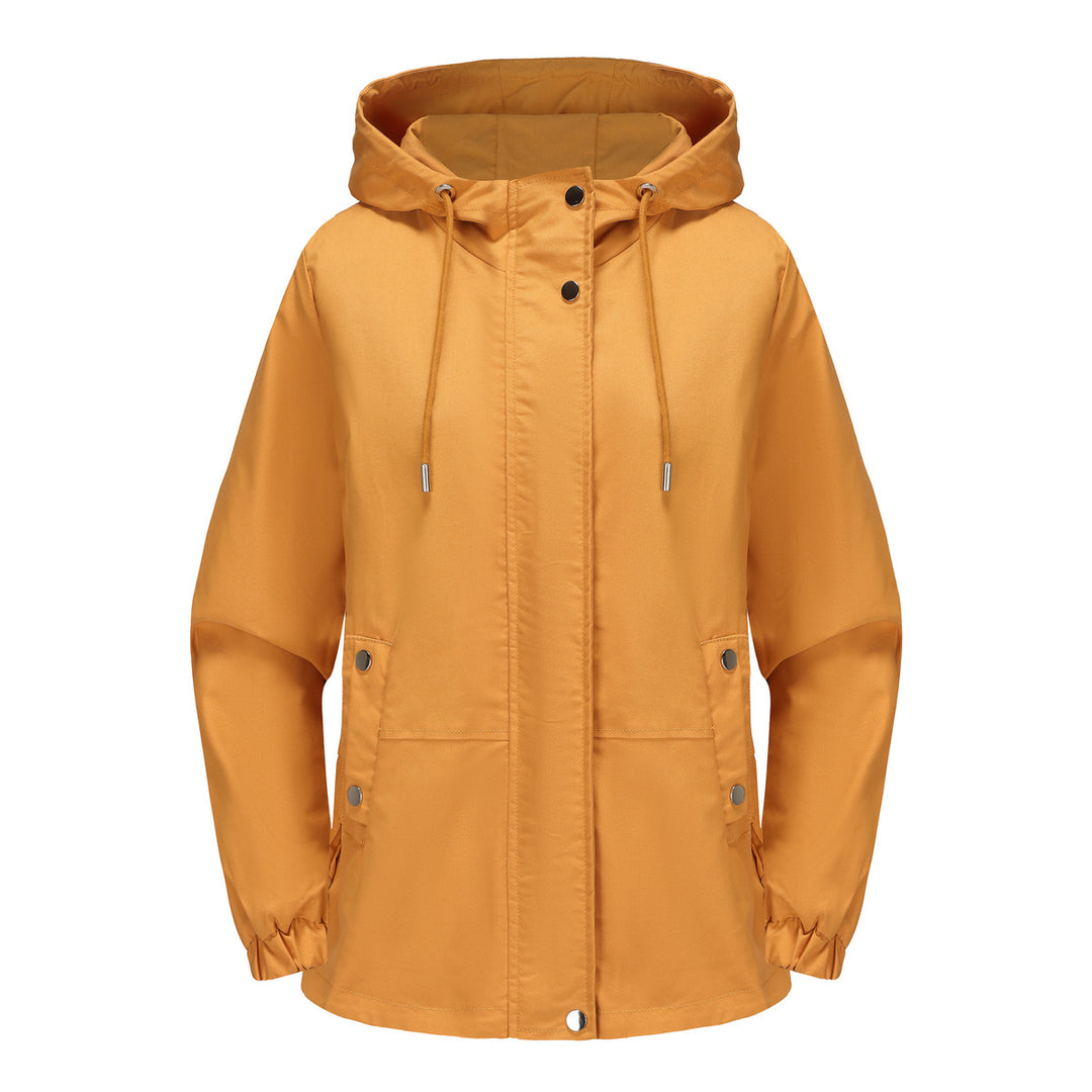 Damen leichte Windjacke mit verstellbarem Bund Drune