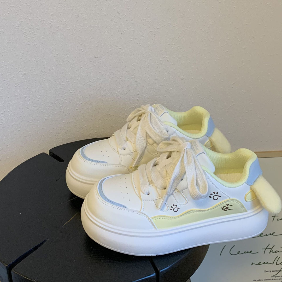 Damen Schnürsneaker mit verspielten Tiermotiven und komfortabler Dämpfung Drune