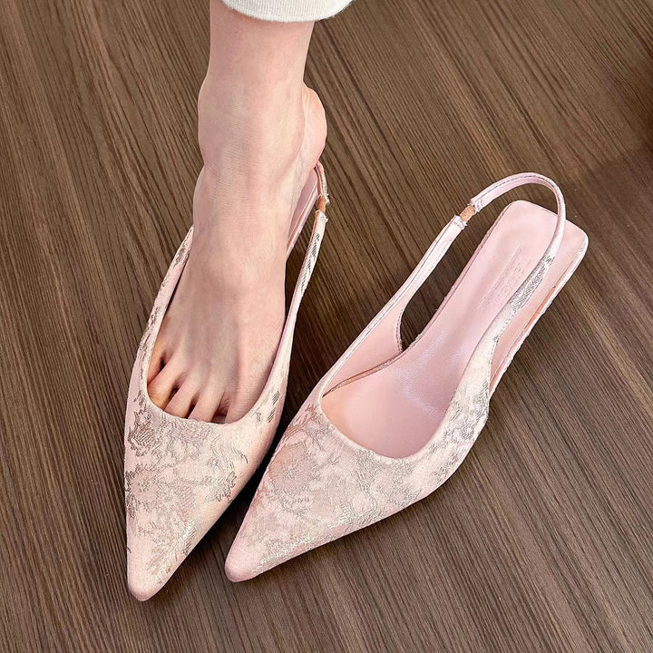 Damen Spitzer-Pumps mit Eleganter Ausschnitt-Design Drune