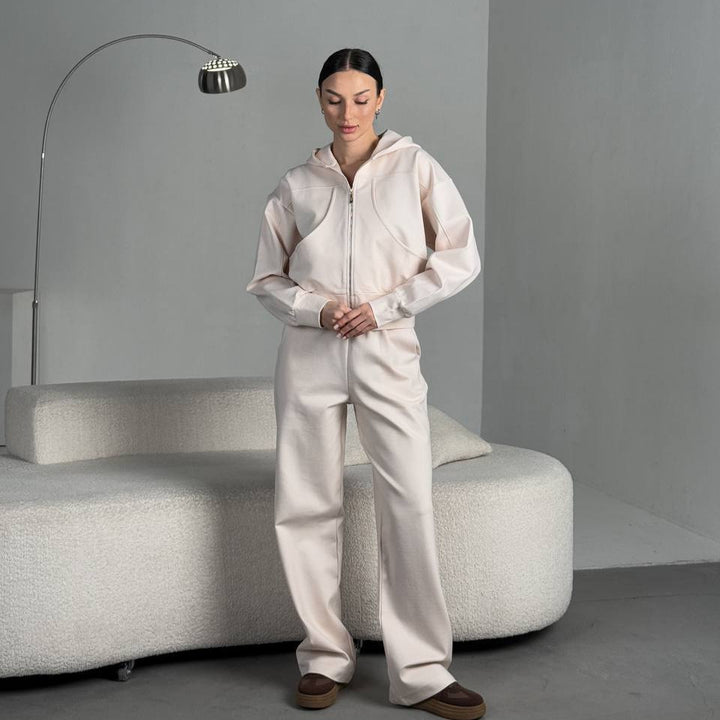 Damen Sportliche Kapuzenjacke mit praktischen Taschen Drune