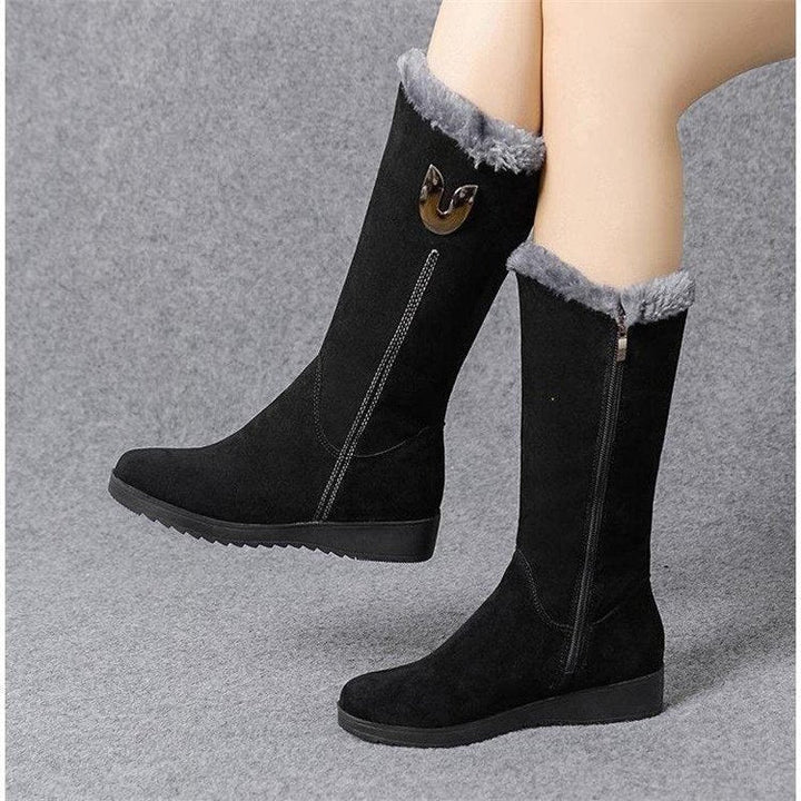 Drune | Elegante Stiefel mit Fell