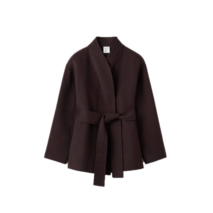 Damen Wickeljacke aus hochwertigem, weichem Material mit tailliertem Schnitt Drune