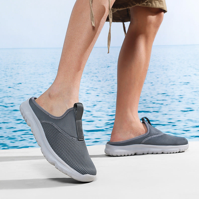 Damen nan leichte Schnelltrocknende Strand- und Pool-Slipper aus atmungsaktivem Wabenmesh mit flexibler profilierter Leichtsohle Drune