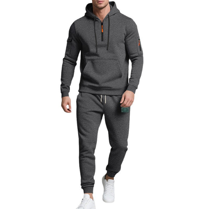 Herren Freizeit-Sweatset mit praktischen Taschen und Kordelzug Drune