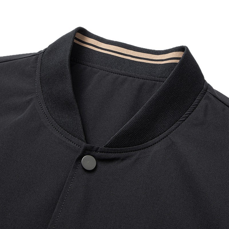 Herren sportliche Bomberjacke mit modernem Stehkragen und eleganten Akzenten Drune