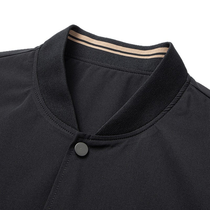 Herren sportliche Bomberjacke mit modernem Stehkragen und eleganten Akzenten Drune