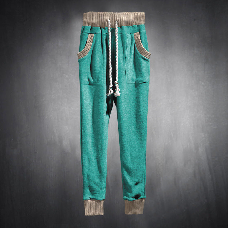 Herren Sportliche Jogginghose mit bequemen seitlichen Eingrifftaschen und elastischem Bund Drune