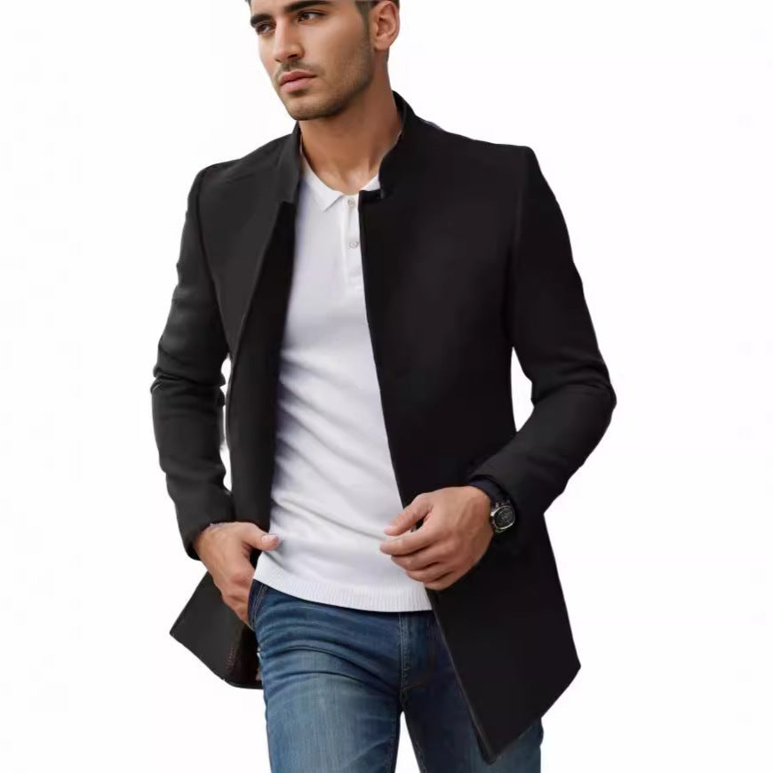Herren modernes Sakko mit asymmetrischem Schnitt Drune