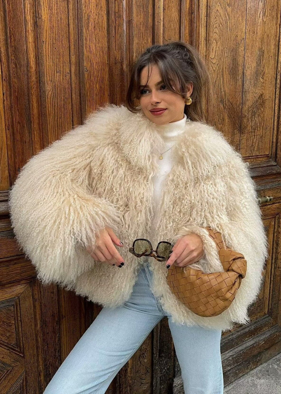 Drune | Faux Shearling Jacke