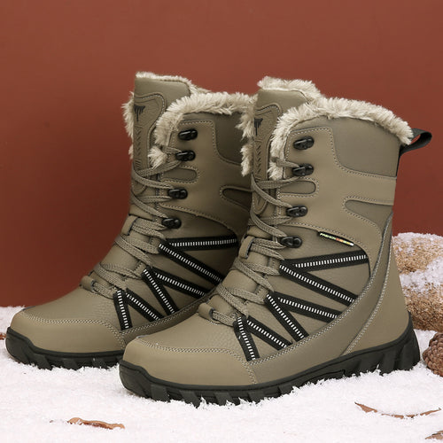 Damen Winterstiefel mit rutschfester Sohle und isolierendem Futter Drune