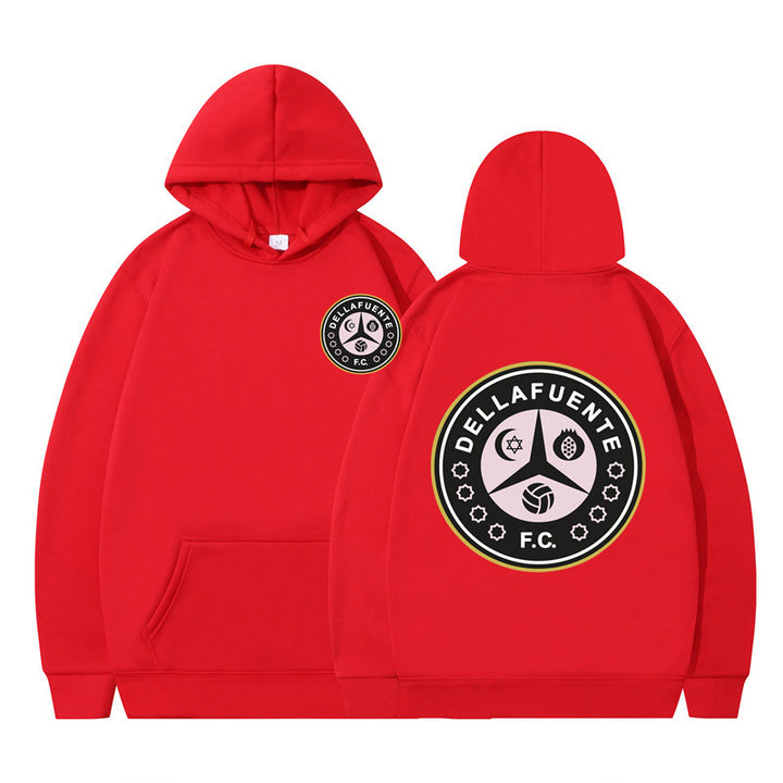 Damen Kapuzenpullover mit markantem Logo und weichem Fleece Drune