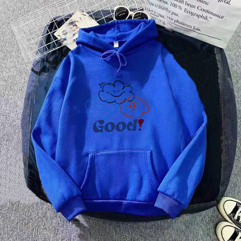 Damen Kapuzenpullover mit kreativem Cartoon-Motiv und bequemer Passform Drune