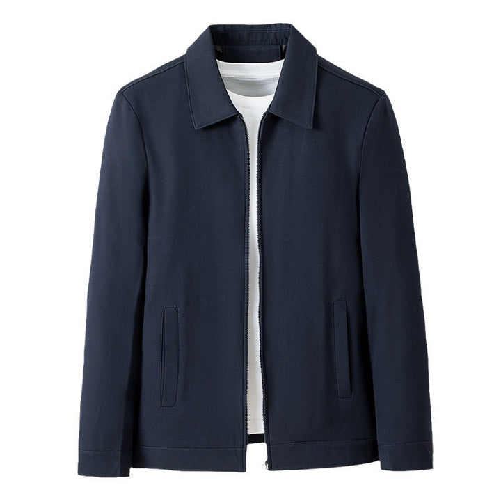 Herren modische Übergangsjacke mit praktischen Taschen und elegantem Stehkragen Drune