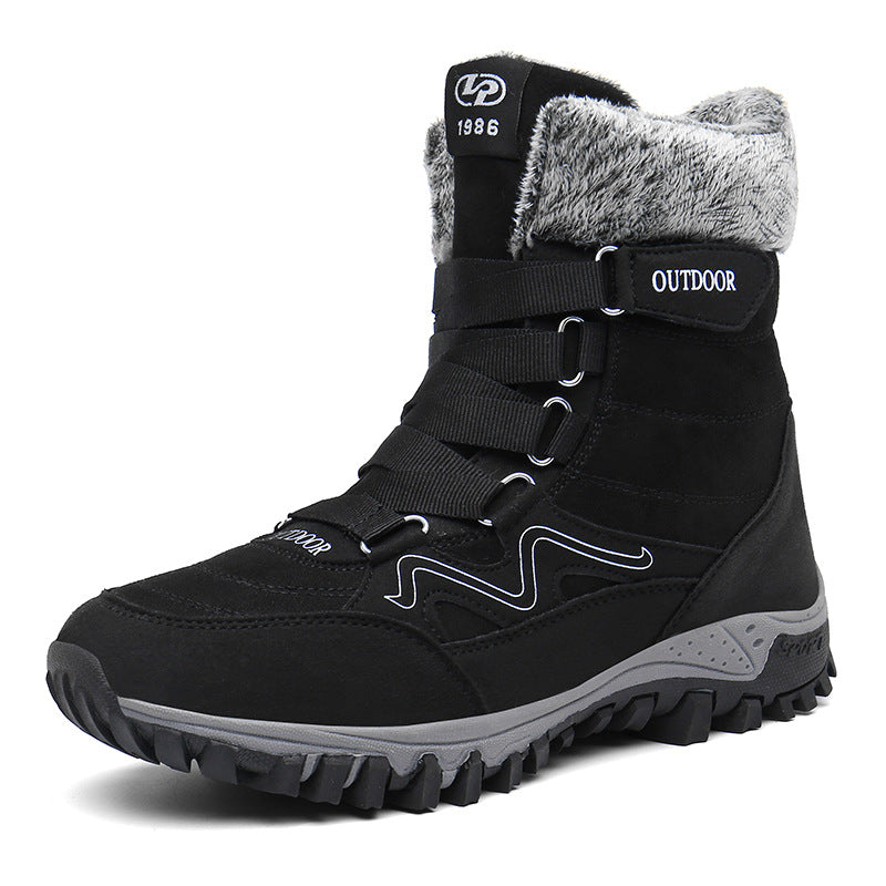 Damen Wasserdichte Winterstiefel mit isolierter Fütterung Drune