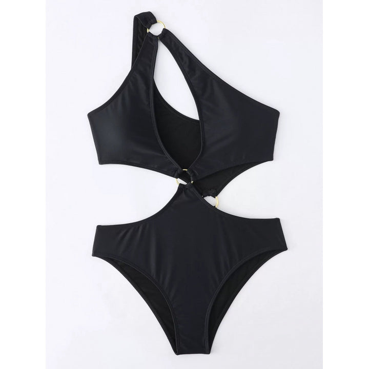 Damen Cut-Out Badeanzug mit modischem Ringdetail und figurformendem Schnitt Drune