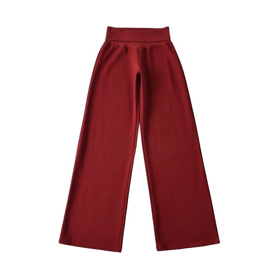 Damen Weite Jogginghose mit hohem Bund und sanfter Textur Drune