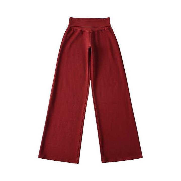 Damen Weite Jogginghose mit hohem Bund und sanfter Textur Drune