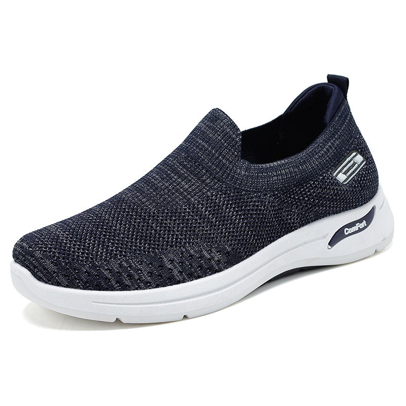 Herren nan gestrickter Slip-On-Laufschuh mit Memory-Foam-Komfortsohle Drune