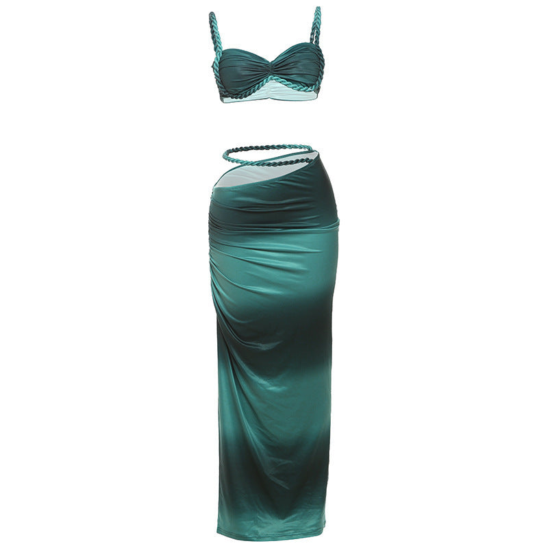 Damen Bikiniset mit elegantem Wickelrock Drune