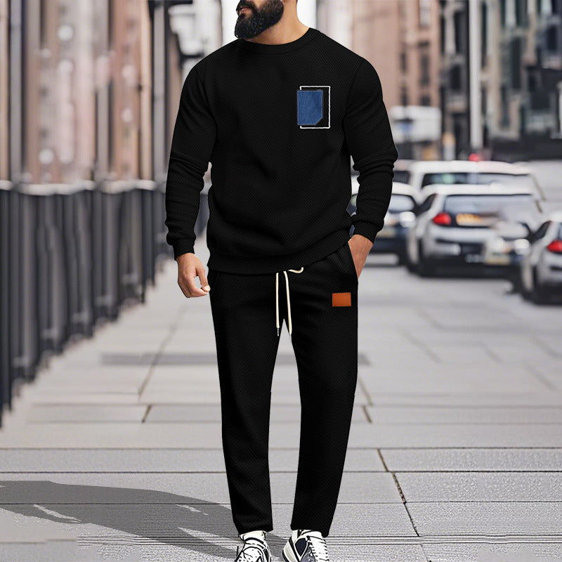 Herren Bequemer Freizeitanzug mit modischem Design und praktischen Taschen Drune
