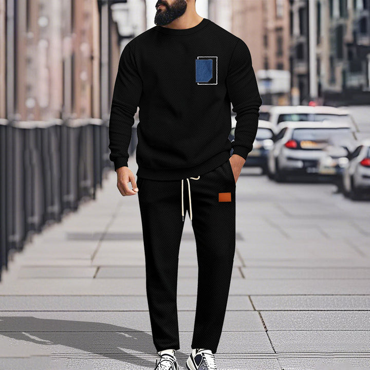 Herren Bequemer Freizeitanzug mit modischem Design und praktischen Taschen Drune