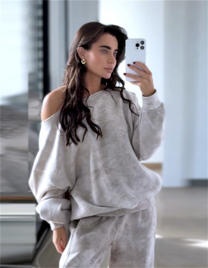 Damen lässiger Oversized Pullover Drune