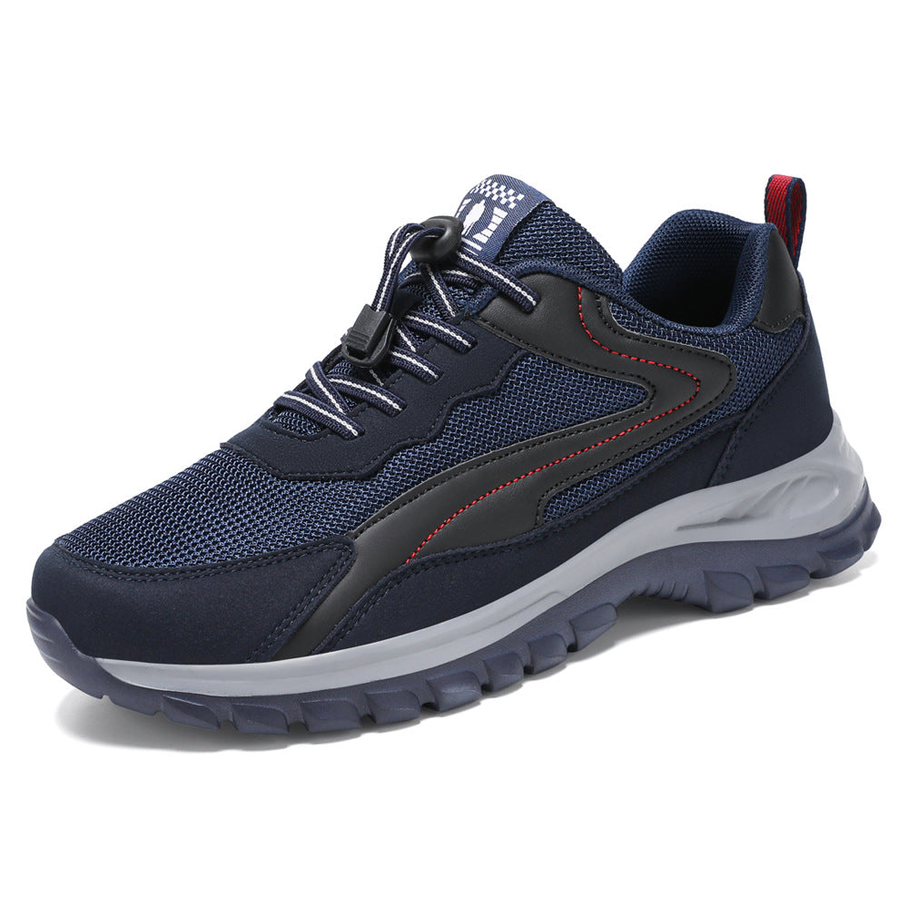 Damen nan robuster Trekking-Sneaker mit profiliertem Geländegriff, stoßdämpfender EVA-Zwischensohle und Schnellzug-Schnürung Drune