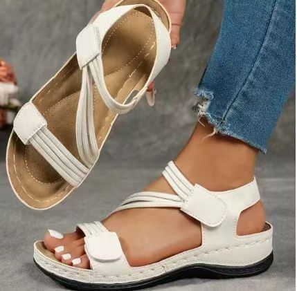 Damen orthopädische Sommer-Sandalen mit verstellbarem Riemendesign und komfortablem Fußbett Drune